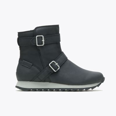 Merrell Alpine Buckle Waterproof Kängor Dam Svarta (SE801376)